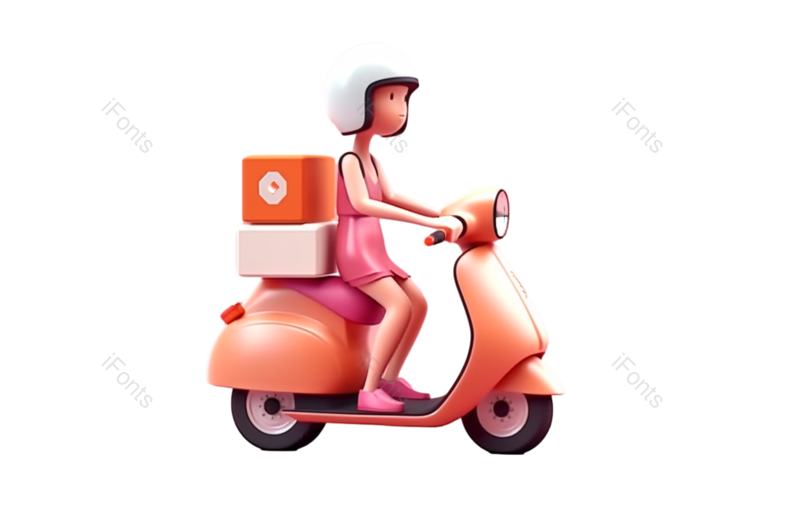 卡通图片,鞋子元素,插画PNG,女人免抠素材